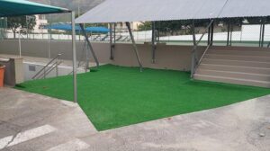 school,playground synthetic lawn
